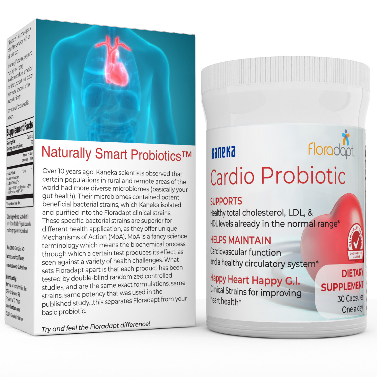 Best Heart Probiotic for Cardiovascular Health Floradapt™ Probiotics